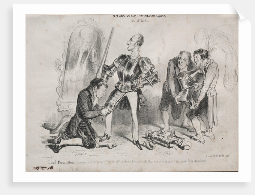 Moeurs Anglo-chevaleresques, 1839 by Unknown