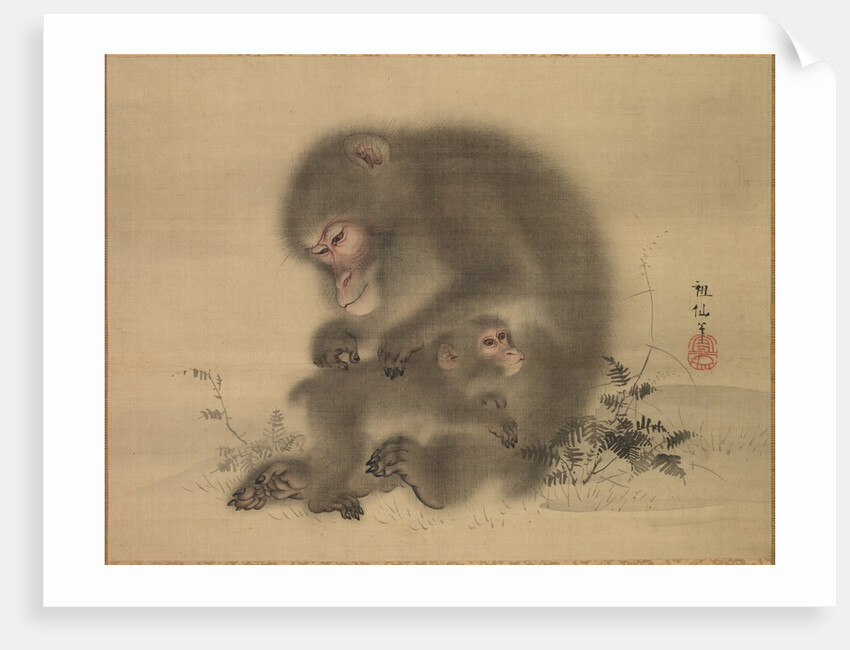 Monkeys, late 18th-early 19th century by Mori Sosen