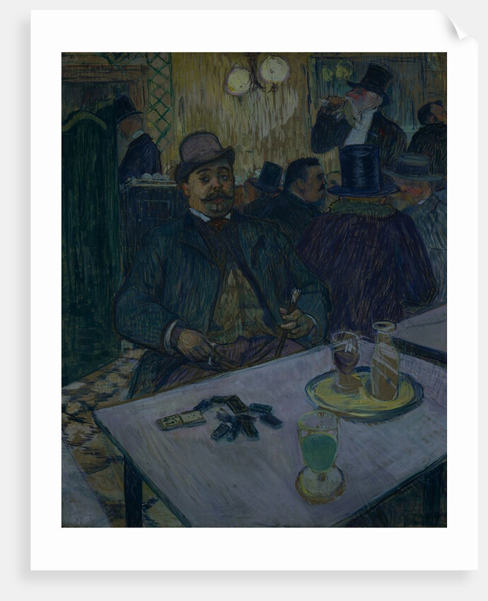 Monsieur Boileau at the Café, 1893 by Henri de Toulouse-Lautrec