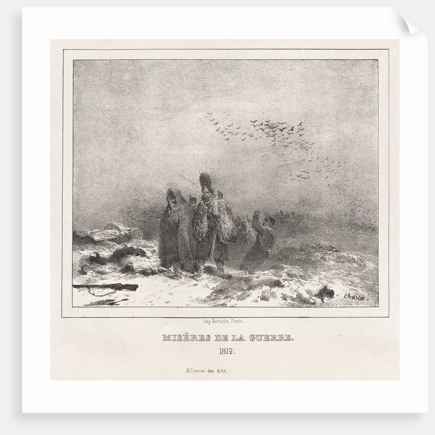 Moral and Philosophical Alphabet for the Use of Little and Big Children: Miseries of War, 18 by Nicolas Toussaint Charlet; Bertaut