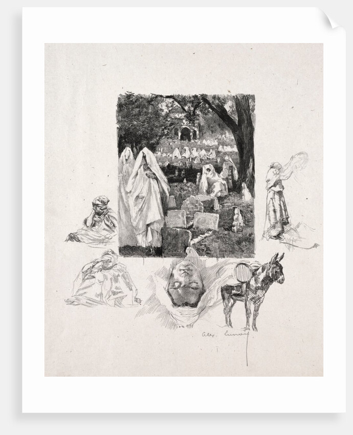 Moroccan Sketches by Alexandre Lunois