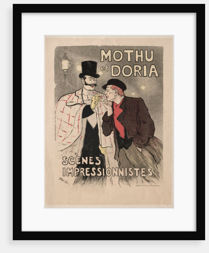 Mothu et Doria - Scènes impressionistes, 1893 by Théophile Alexandre Steinlen