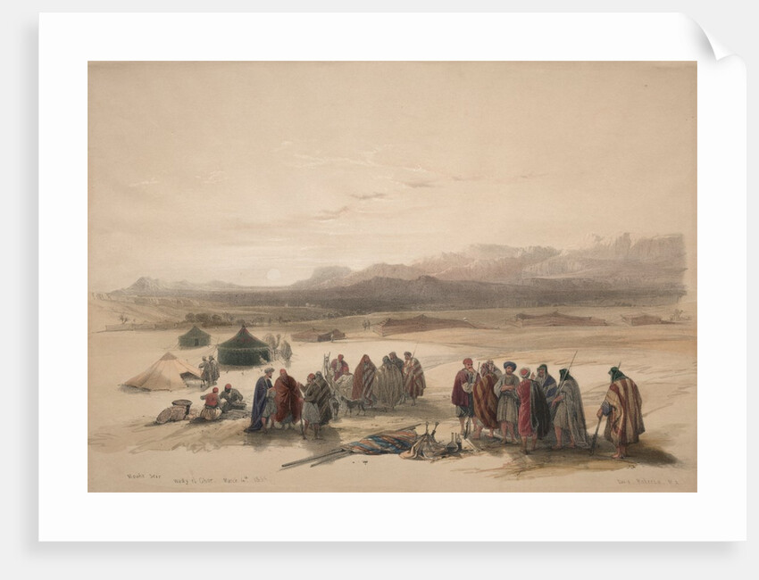 Mount Seir Wady el Chor, 1839 by David Roberts
