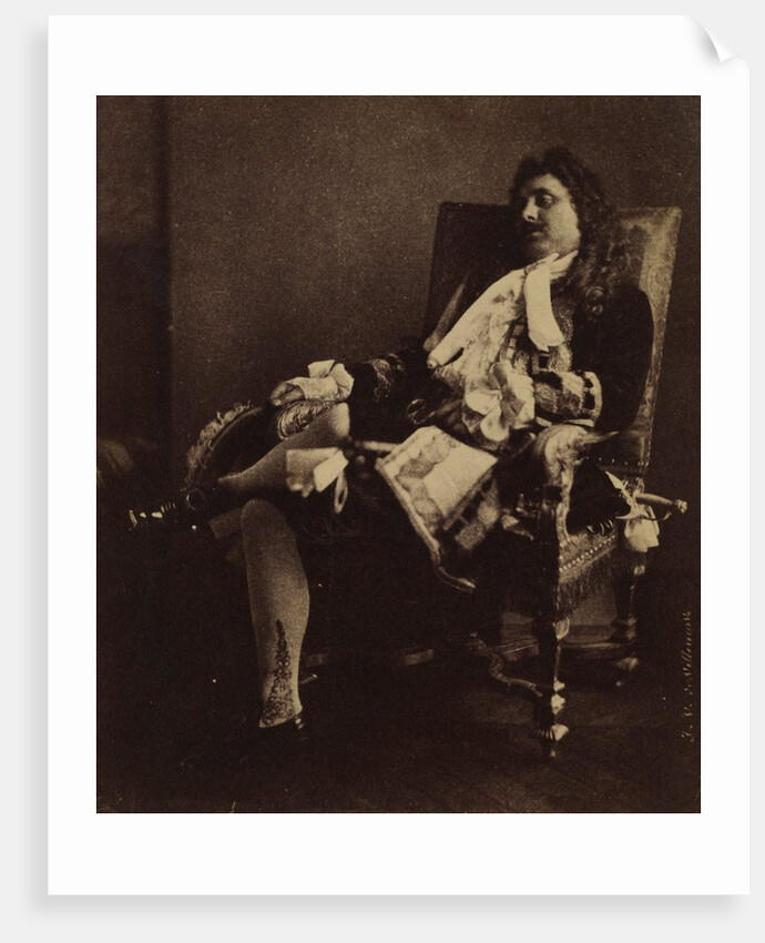 Mr. Leroux in the Role of Alceste in Le Misanthrope, mid-1850s by Julien Vallou de Villeneuve