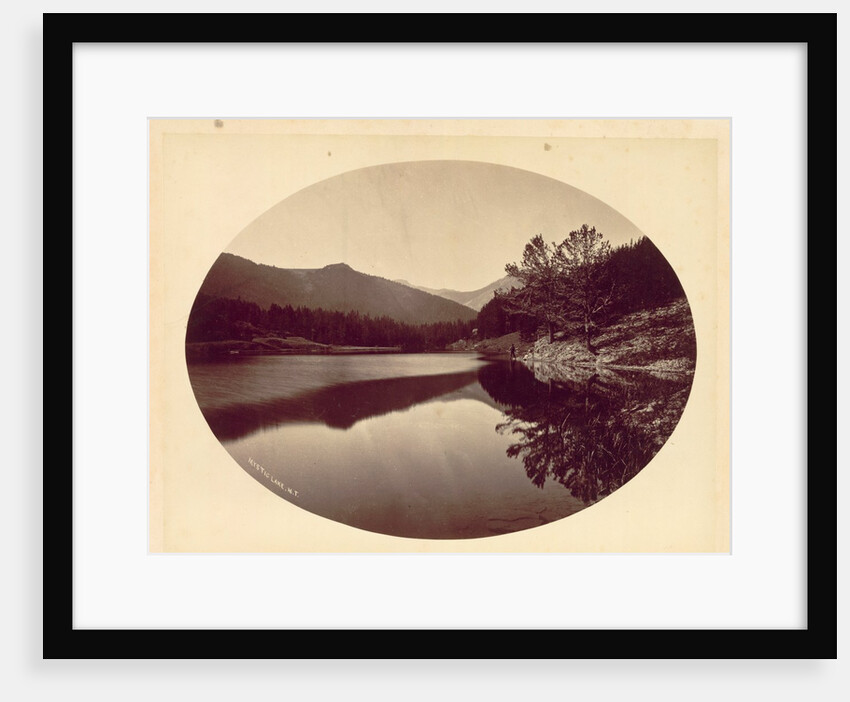 Mystic Lake, M.T., 1872 by William Henry Jackson