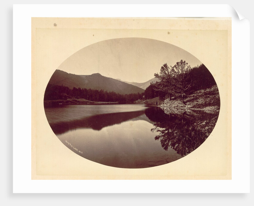 Mystic Lake, M.T., 1872 by William Henry Jackson