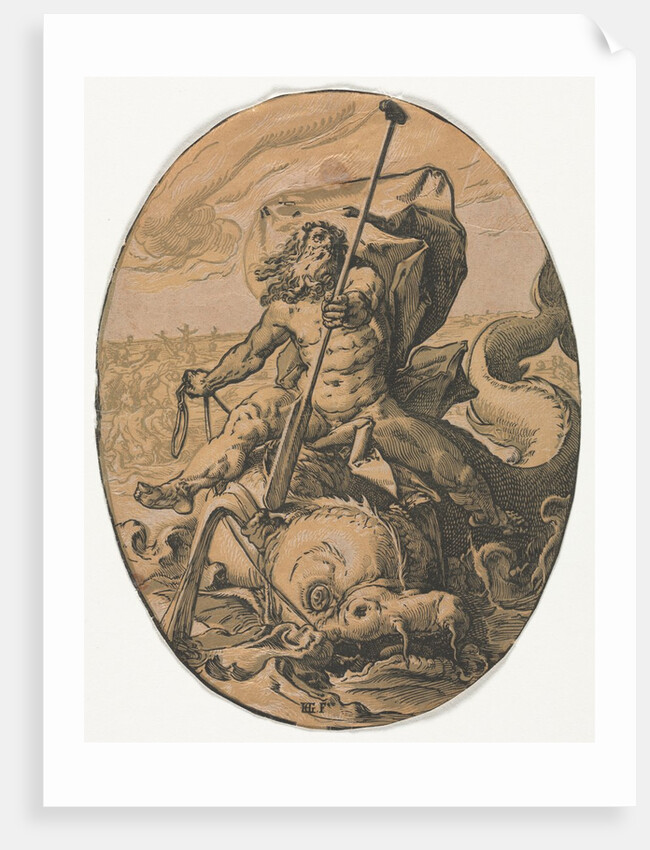 Neptune by Hendrick Goltzius