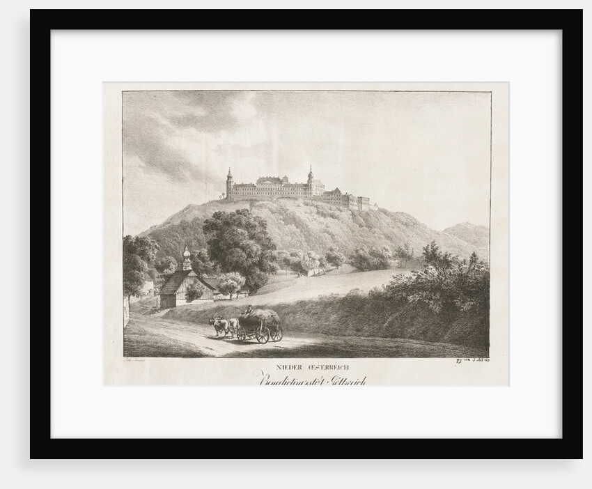 Nieder-oesterreich, Benedictinerstift Gottereich, 1819 by Jakob Alt