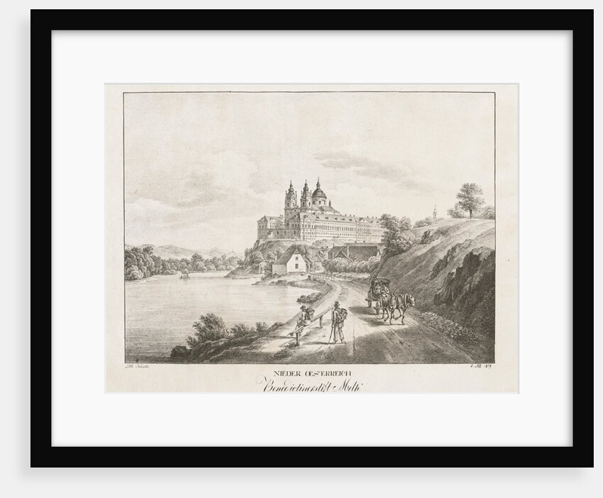 Nieder-oesterreich, Benedictinerstift Melk, 1819 by Jakob Alt
