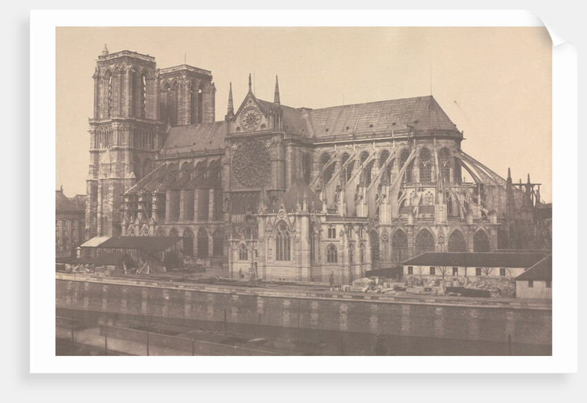 Notre Dame, Paris, 1852-1853 by Édouard Baldus