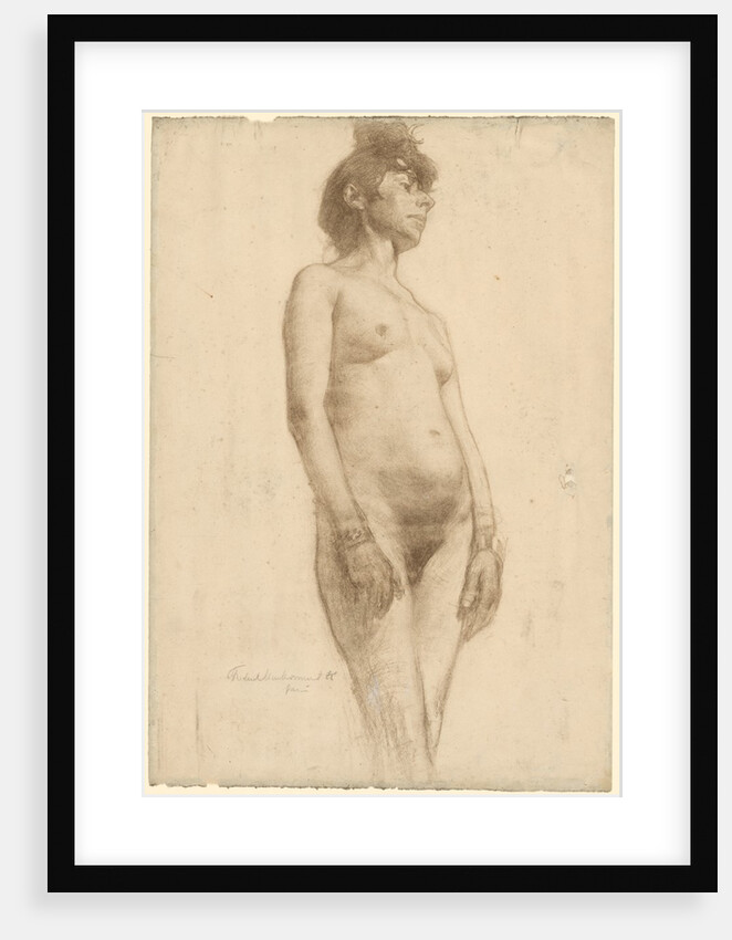 Nude Woman Standing, 1885 by Frederick William MacMonnies