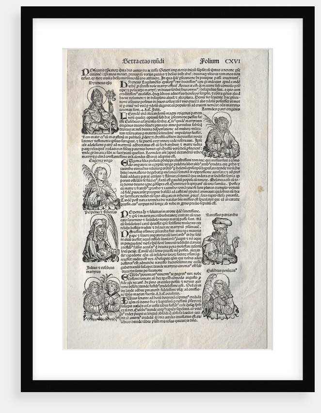 Nuremberg Chronicle, 1493 by Michael Wolgemut