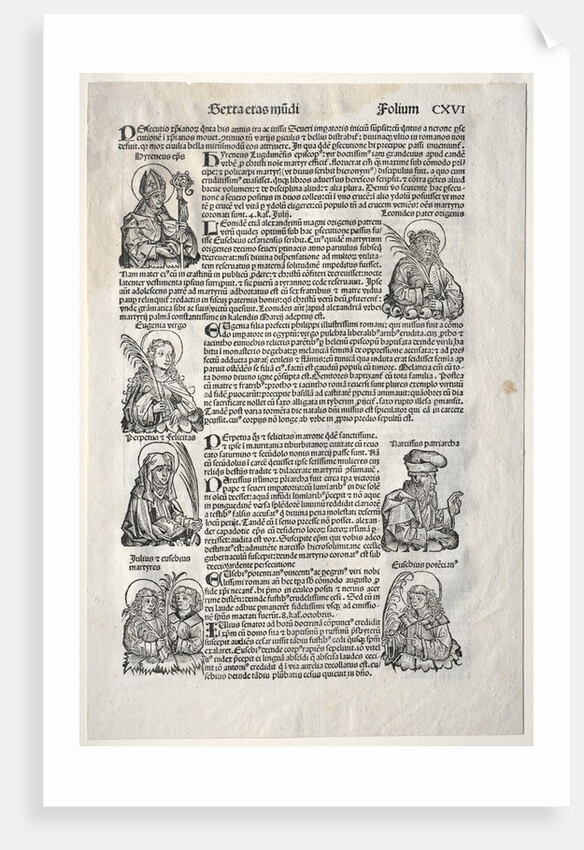 Nuremberg Chronicle, 1493 by Michael Wolgemut