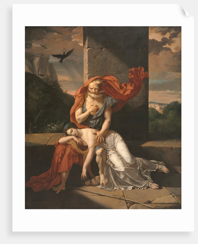 Oedipus at Colonus, 1798 by Fulchran Jean Harriet