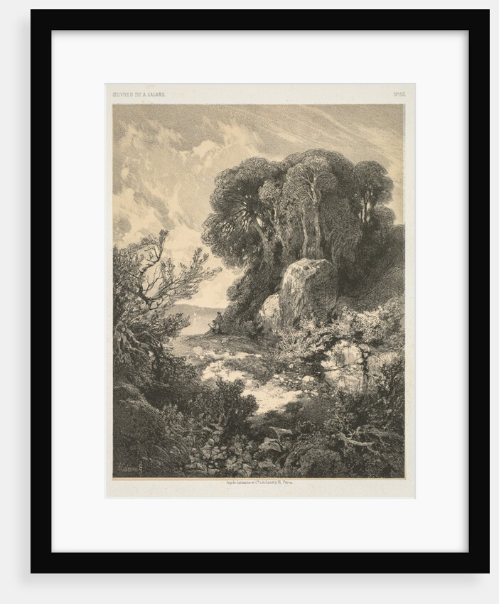 Oeuvres de A. Calame: No. 52 by Alexandre Calame; F. Delarue