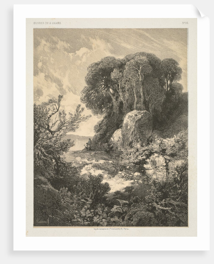 Oeuvres de A. Calame: No. 52 by Alexandre Calame; F. Delarue