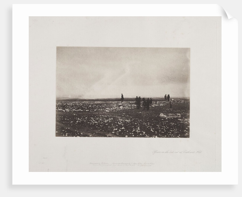 Officers on the Lookout at Cathcart's Hill, 1855 by Roger Fenton