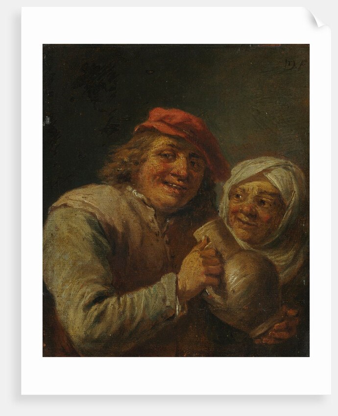 Old Man and Woman, 1700s by David Teniers (imitator of)