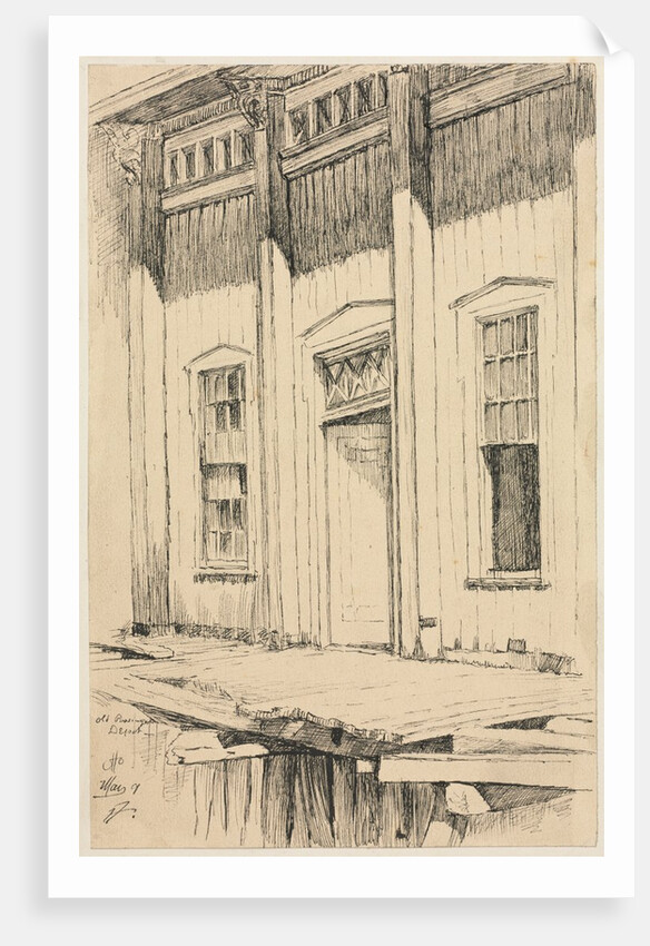 Old Passenger Depot, Cleveland by Otto H. Bacher