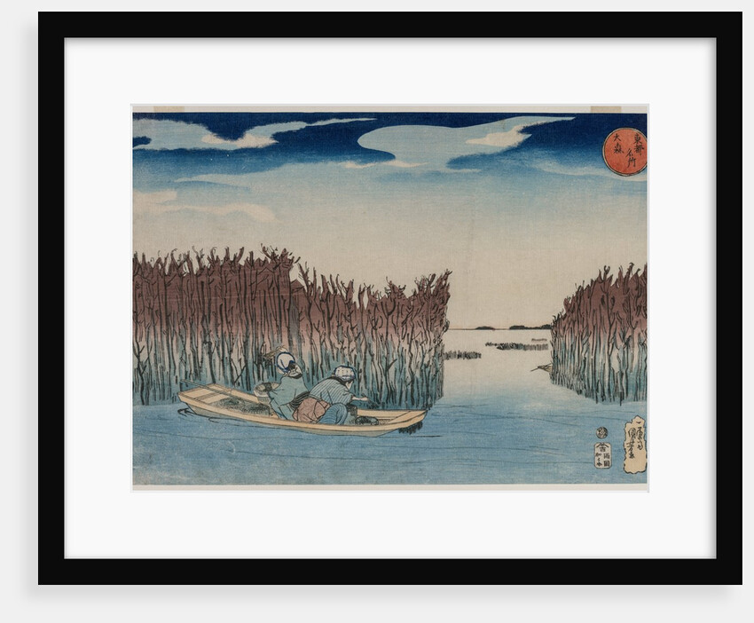 Omori, from the series Famous Places in the Eastern Capital, early 1830s by Utagawa Kuniyoshi