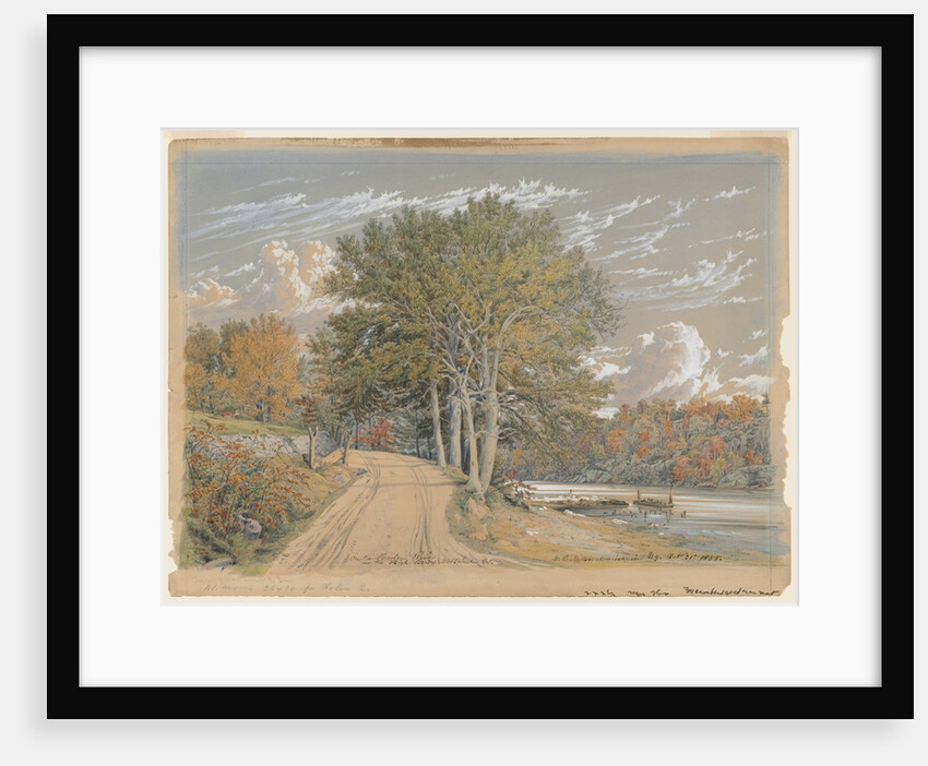 On the Harlem River, 1855 by William Rickarby Miller
