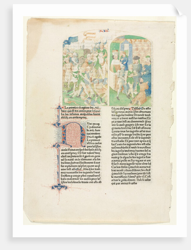 Opening Page of Book VIII of Valerius Maximus's Facta et dicta memorabilia, c. 1476 by Unknown