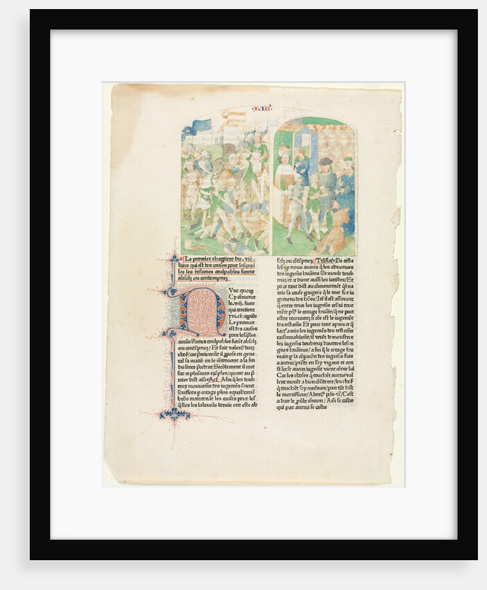 Opening Pages from Valerius Maximus's Facta et dicta memorabilia, c. 1476 by Unknown