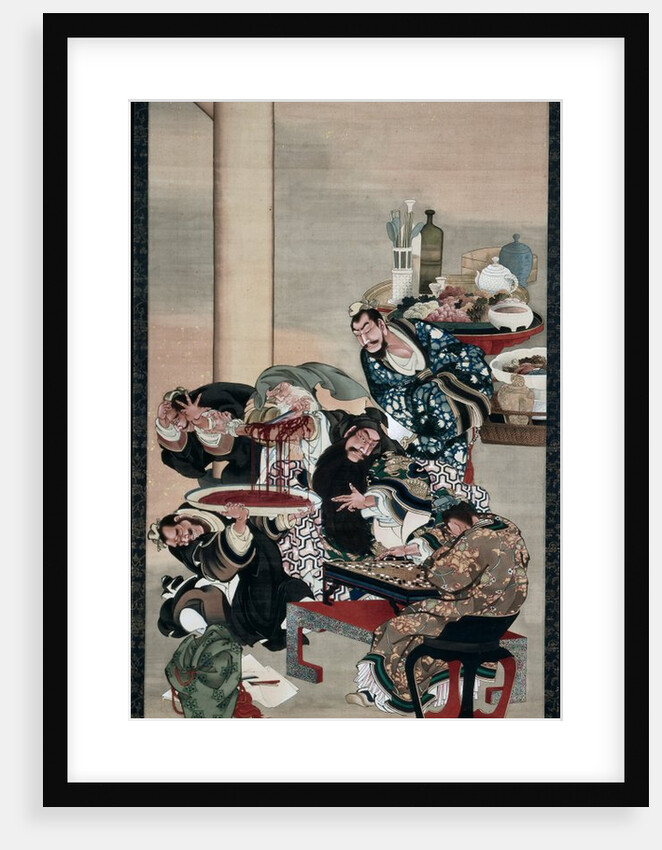 Operating on Guanyu's Arm, 1840s by Katsushika ?i