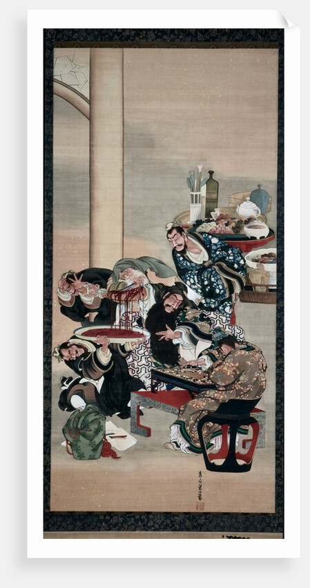 Operating on Guanyu's Arm, 1840s by Katsushika ?i