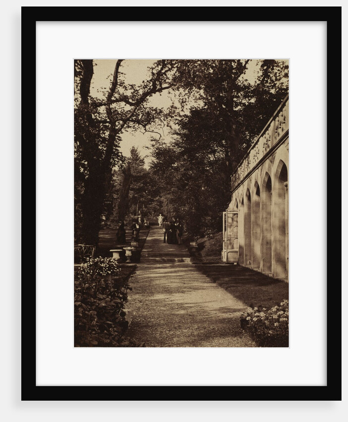 Orangery and Flower Garden at Singleton, Glamorganshire, 1854 by W. Graham Vivian