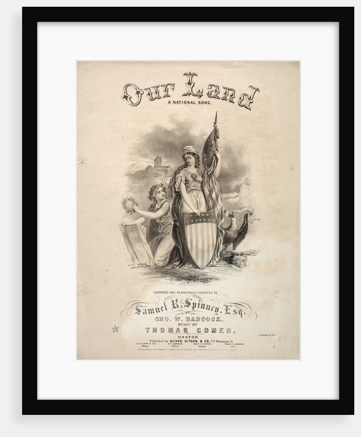 Our Land - Sheet Music Cover by Winslow Homer