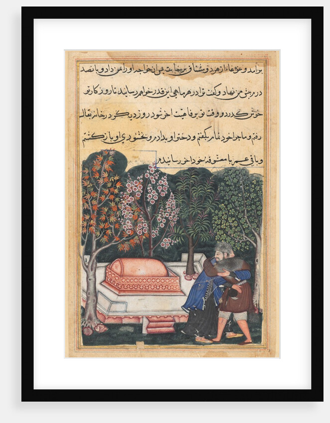 Page from Tales of a Parrot: Forty-eighth night: The young man of Baghdad…, c. 1560 by Unknown