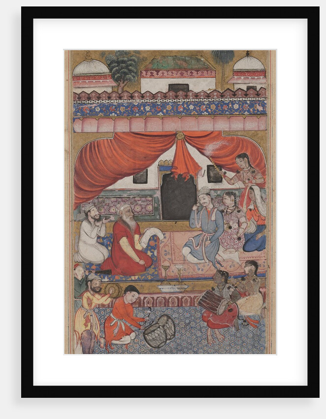 Page from Tales of a Parrot: Thirty-third night: Preparation for the marriage…, c. 156 by Unknown