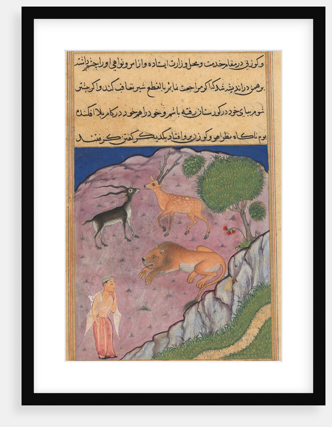 Page from Tales of a Parrot: Twenty-first night: The Brahman…, c. 1560 by Unknown