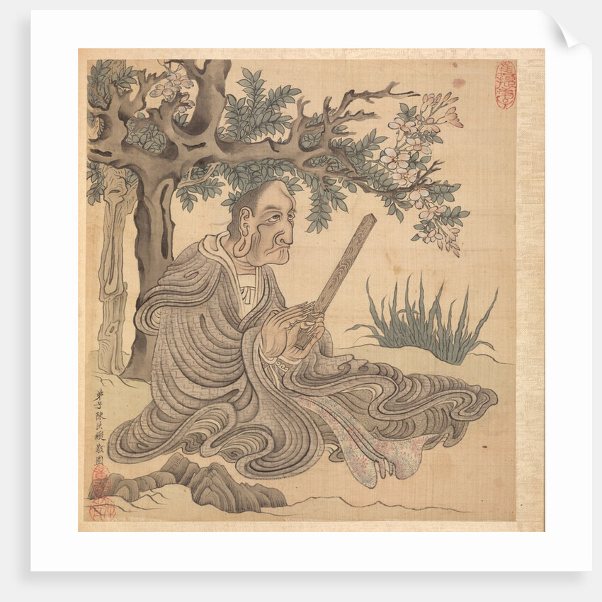 Paintings after Ancient Masters: A Lohan [after Kuan-hsiu], 1598-1652 by Chen Hongshou