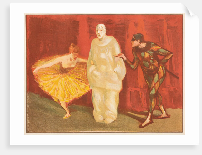 Pantomime, 1899 by Henri Gabriel Ibels