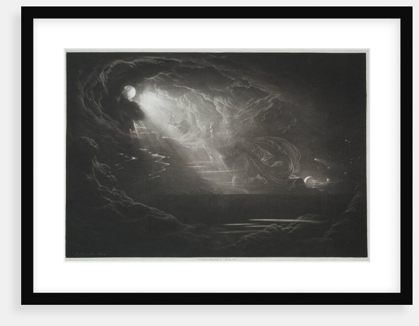 Paradise Lost: The Creation of Light, 1824 by John Martin