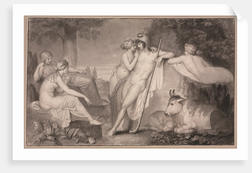 Paris and Oenone, 1791 by John Flaxman