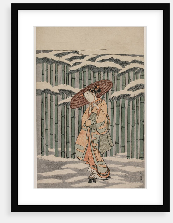 Passing the Bamboo Grove, 1868-1912 by Suzuki Harunobu