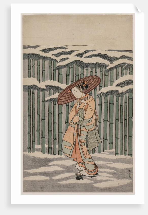 Passing the Bamboo Grove, 1868-1912 by Suzuki Harunobu