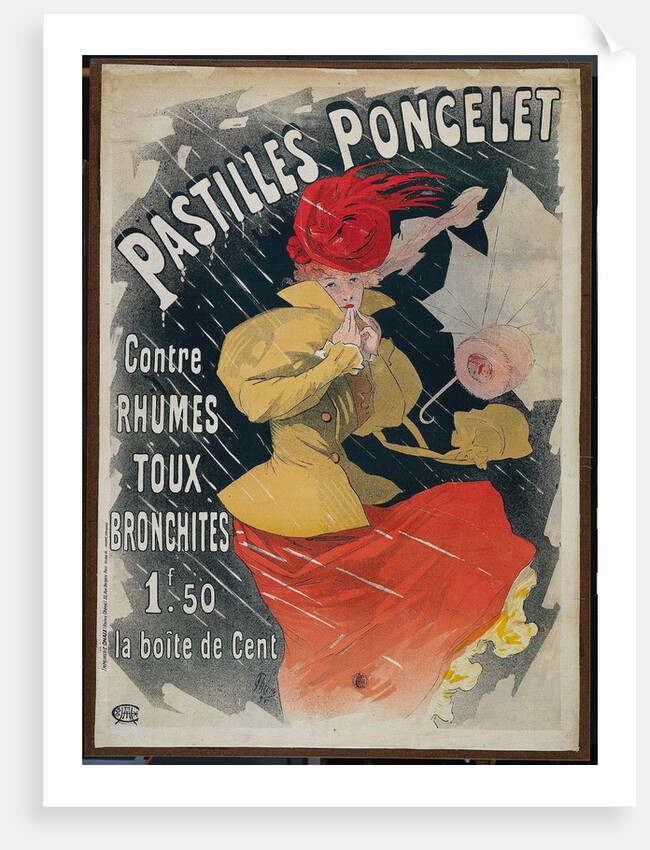 Pastilles Poncelet, 1896 by Jules Chéret