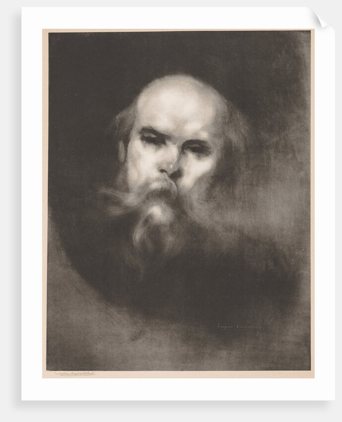 Paul Verlaine, 1896 by Eugène Carrière; Lemercier