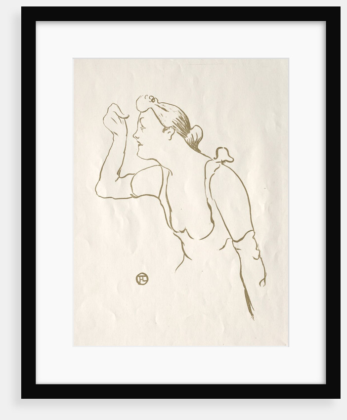 Paula Brébion, 1893 by Henri de Toulouse-Lautrec