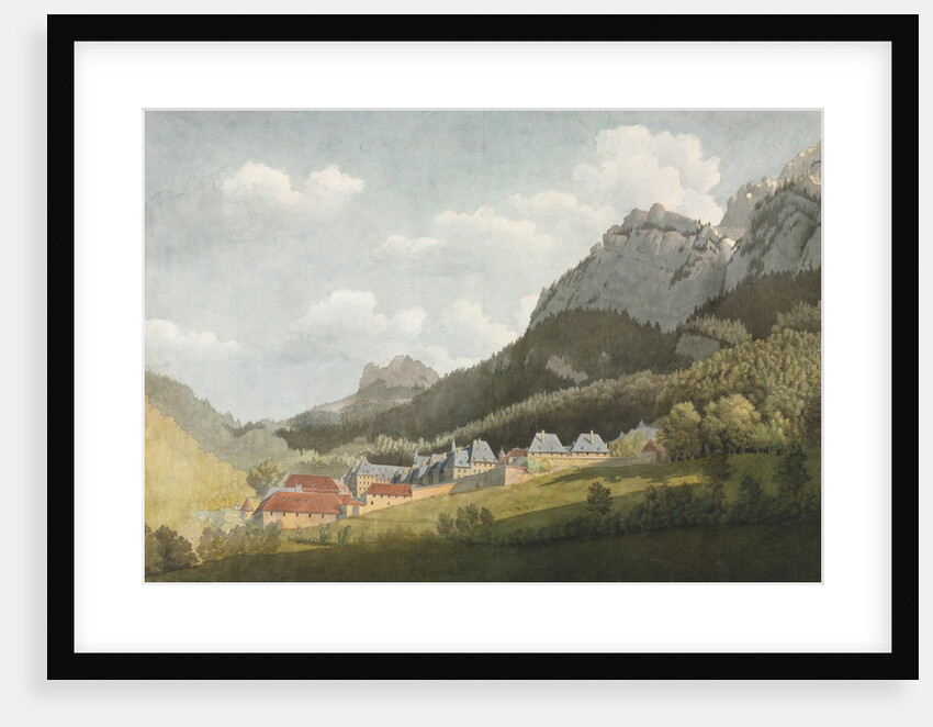Paysage de la Grande Chartreuse, late 1700s-1800s by Jean Lubin Vauzelle (attributed to)