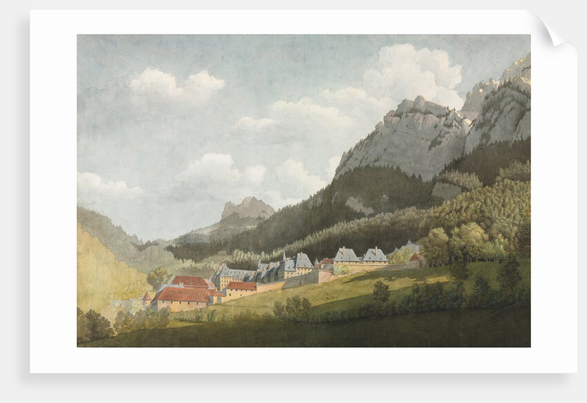 Paysage de la Grande Chartreuse, late 1700s-1800s by Jean Lubin Vauzelle (attributed to)