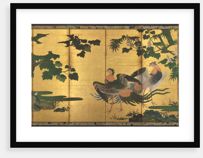 Peafowl and Phoenixes, late 1500s by Tosa Mitsuyoshi (attributed to)