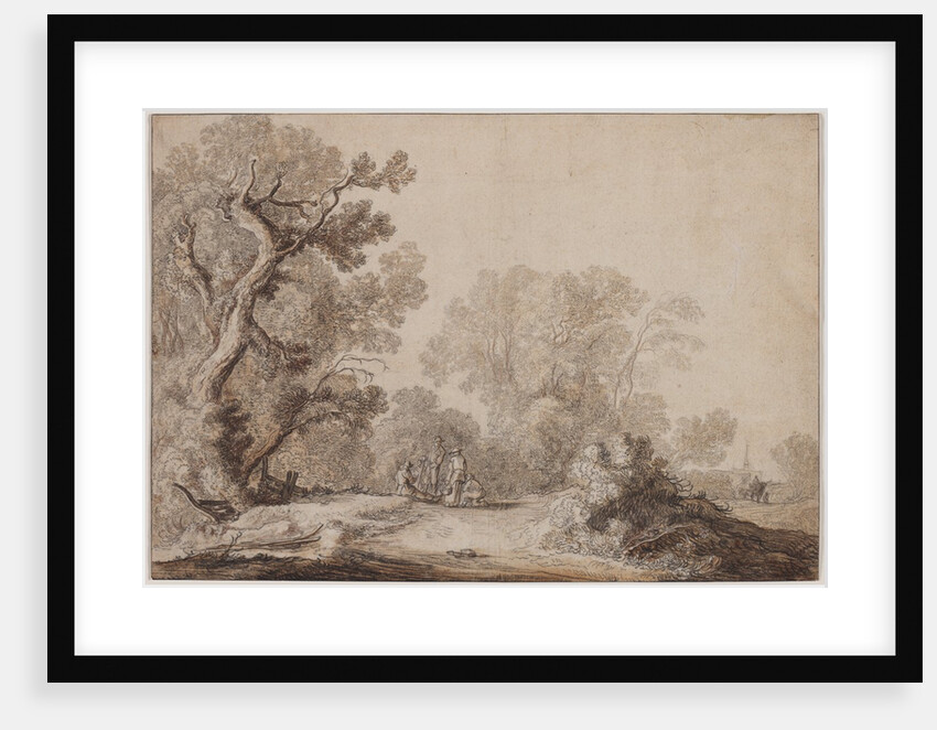 Peasants at the Edge of a Wood, c. 1630 by Jacob van Mosscher