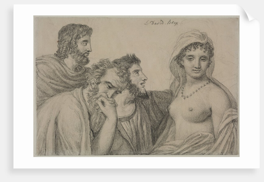 Phryné before the Judges, c. 1816-1820 by Jacques-Louis David