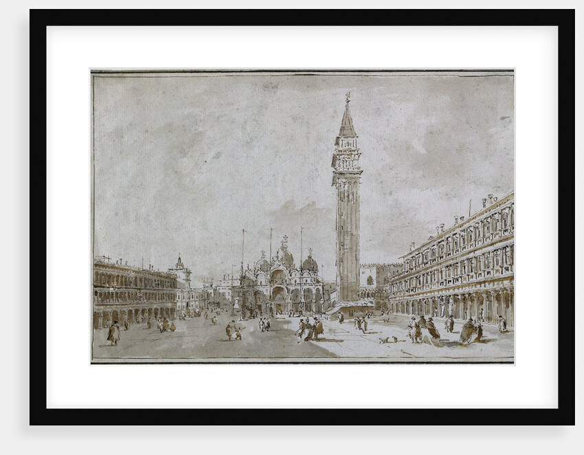 Piazza San Marco, Venice, 1780s by Francesco Guardi