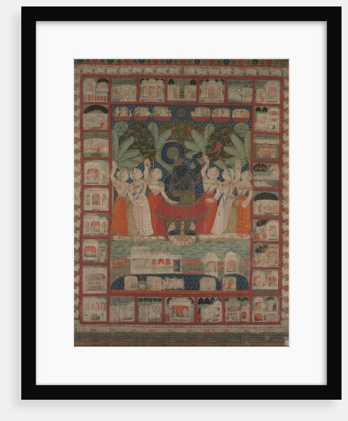 Pichvai with the Worship of Shri Nathaji, 1825-1850 by Unknown